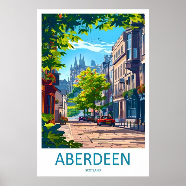 Affiche nationale de voyage à Aberdeen Ski Park vi (Devant)