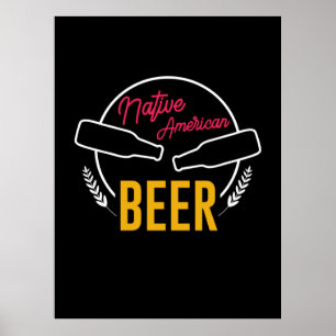 Affiche Native American Beer