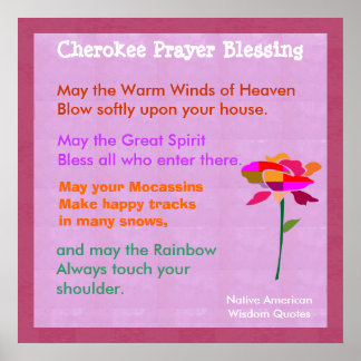 Affiche Native American Wisdom Quotes