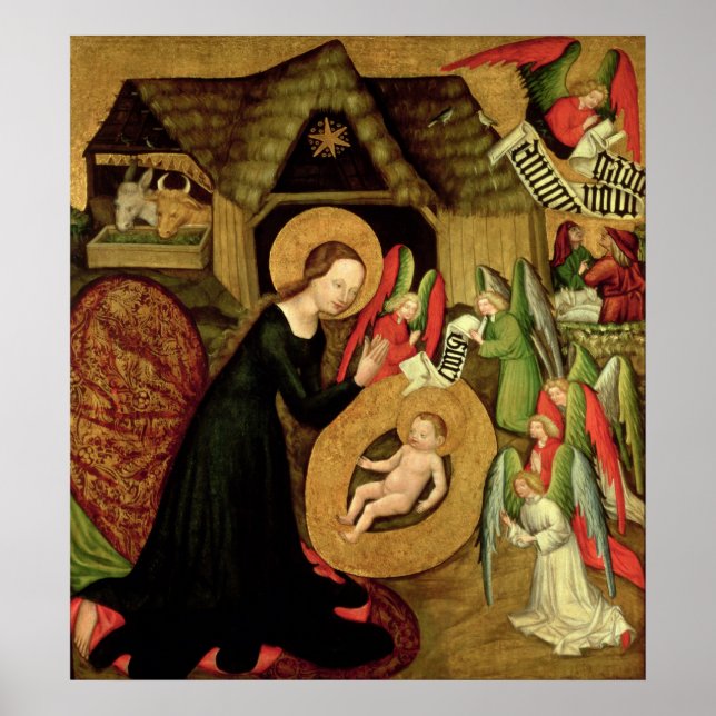 Affiche Nativité, c.1425 (Devant)