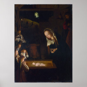 Affiche Nativité Geburt Christi par Geertgen tot Sint Jans