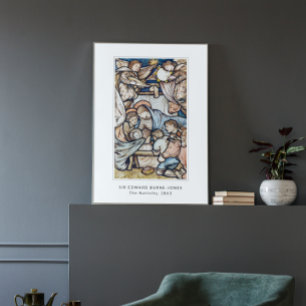 Affiche Nativité Jésus Naissance Vintage Noël