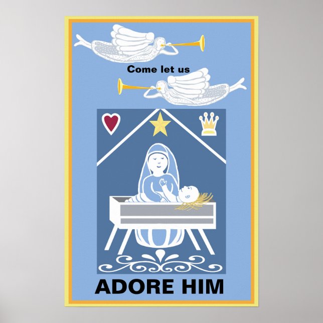 Affiche Nativité Noël (Devant)