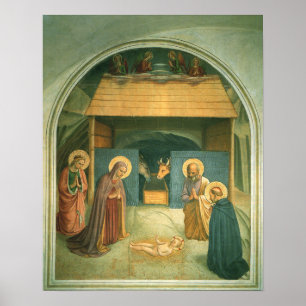 Affiche Nativité par Fra Angelico