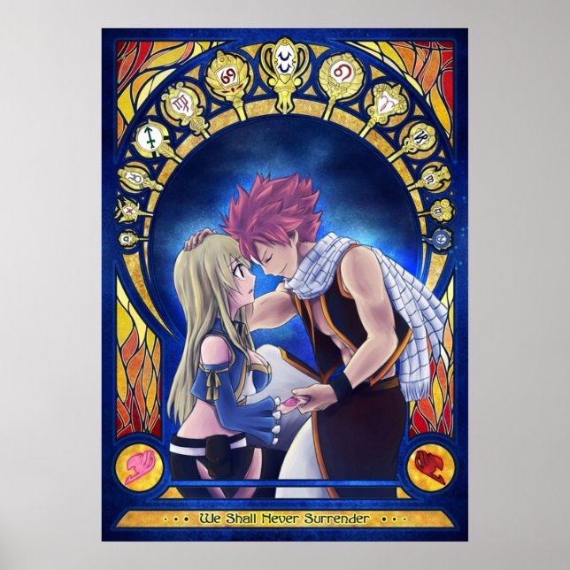 Affiche Natsu et Lucy (Devant)