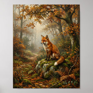 Affiche Naturaliste Fox-Hound Anglais Lunatique I