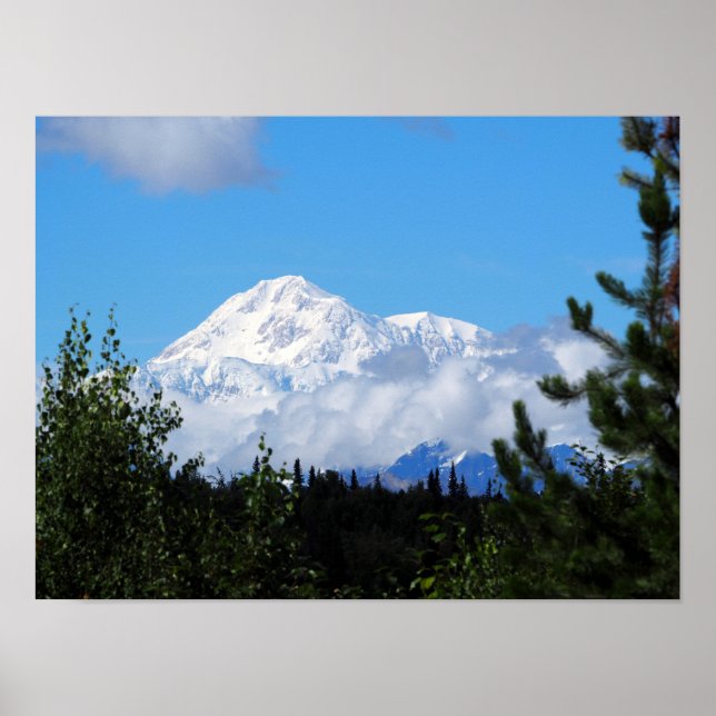 Affiche Nature Alaska Denali Paysage photo (Devant)