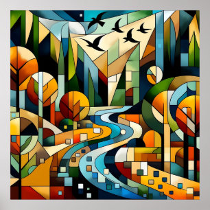 Affiche Nature géométrique