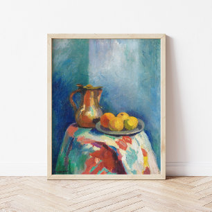 Affiche Nature Morte Au Pichet En Cuivre   Henri Manguin