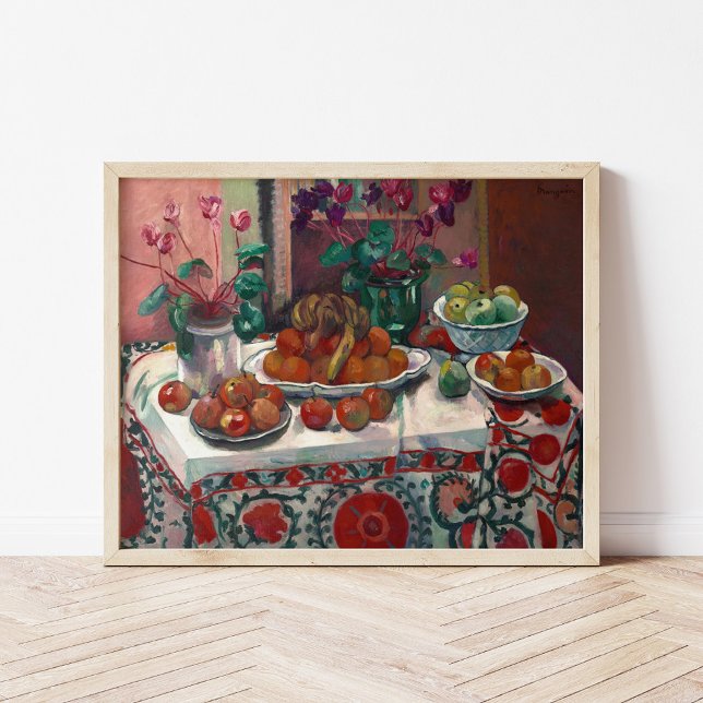Affiche Nature morte aux cyclamens | Henri Manguin (Créateur téléchargé)