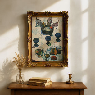 Affiche Nature morte avec trois chiots Paul Gauguin