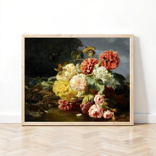 Affiche Nature morte de fleurs, Jean Robie