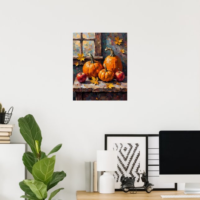 Affiche Nature morte de la récolte d'automne (Bureau à domicile)