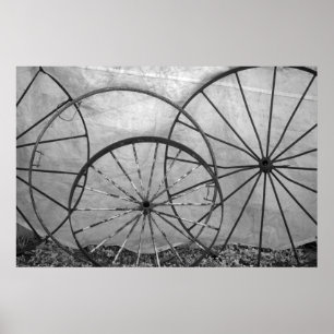Affiche Nature morte de roue de chariot