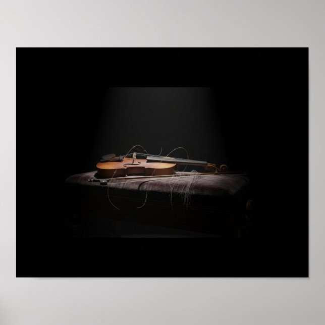 Affiche Nature morte - Musique brisée (Devant)