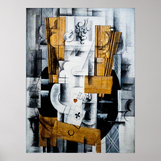 Affiche Nature morte par Georges Braque (Devant)