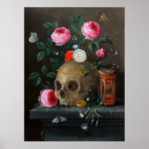 Affiche Nature morte Vanitas (vers 1665–1670)