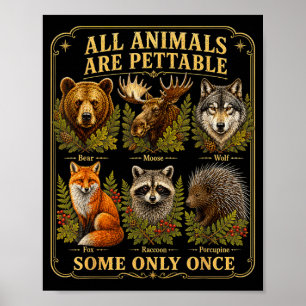 Affiche Nature Rétro Vintage