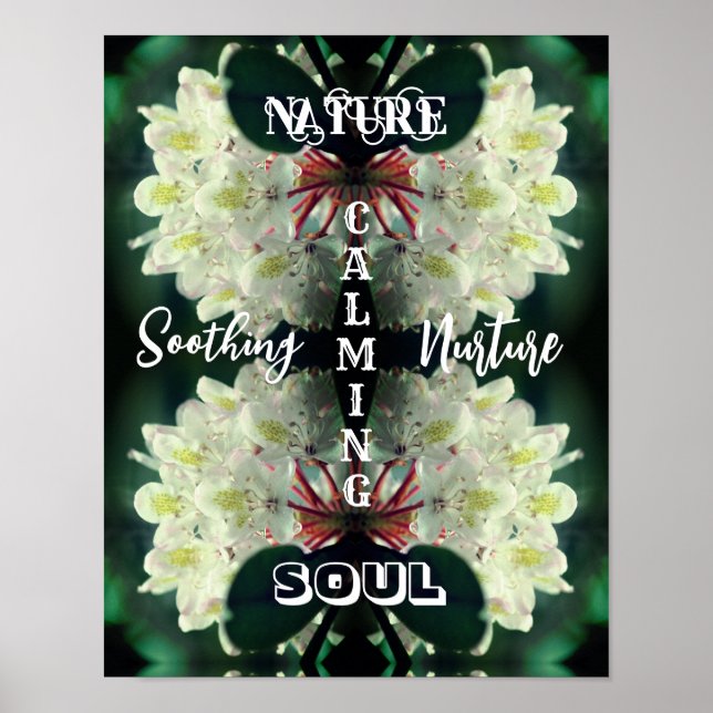 Affiche Nature Soul Azalea Inspirationnel Abstrait (Devant)