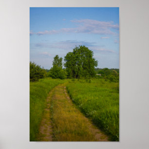 Affiche Nature Village rural Terrain Route Paysage Biéloru