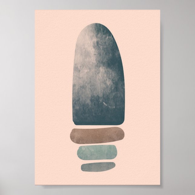 Affiche Naturel Simple Boho Dessins Boho Chic Aesthétique (Devant)