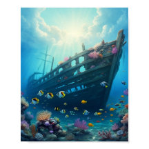 Naufrage caché sur un récif