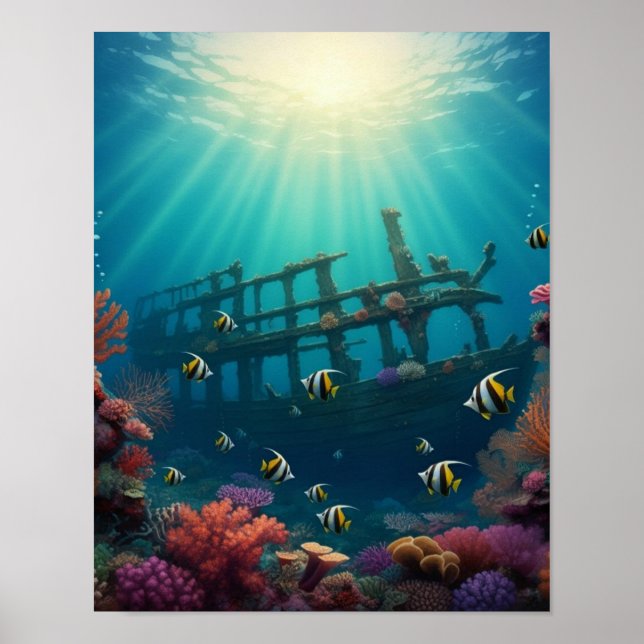 Affiche Naufrage et rayons de soleil (Devant)