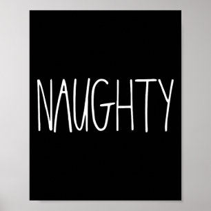 Affiche Naughty Et Nice Couples Est Pour Noël Jk Naught