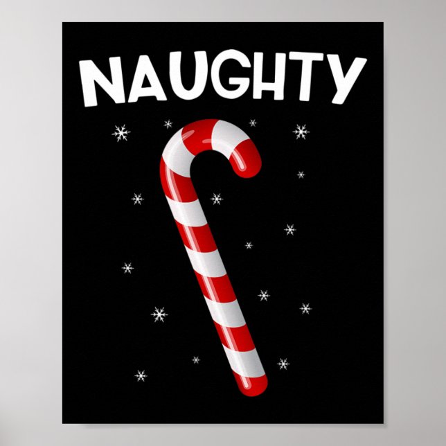 Affiche Naughty Et Nice Couples Qui Correspondent Noël (Devant)