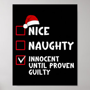 Affiche Naughty Innocent Jusqu'À Preuve de culpabilité Lis