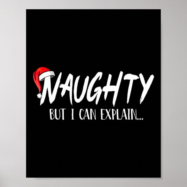 Affiche Naughty Mais Je Peux Expliquer Drôle Couples De No (Devant)