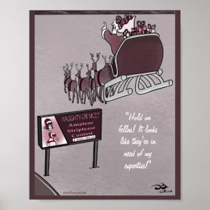 Affiche Naughty ou Nice Holiday