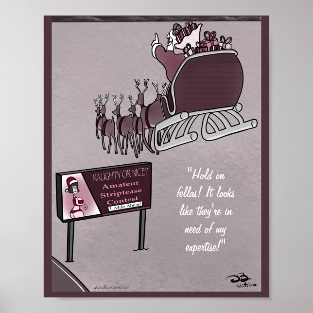 Affiche Naughty ou Nice Holiday (Devant)