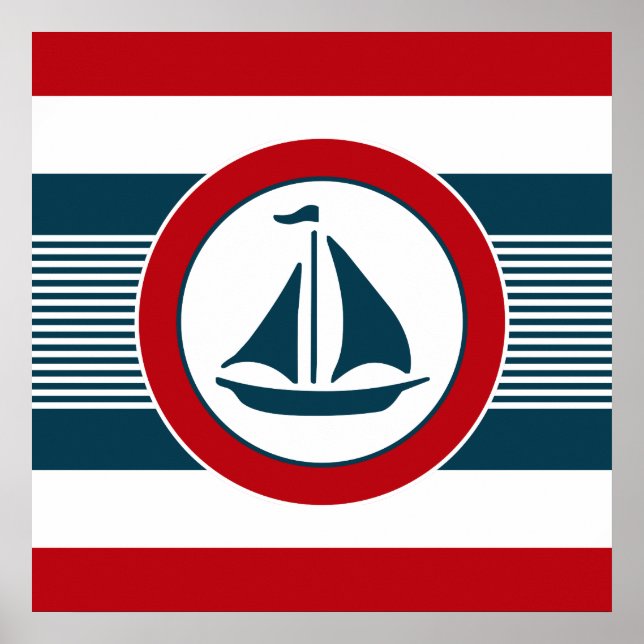 Affiche Nautical design (Devant)