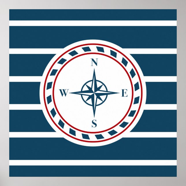 Affiche Nautical design (Devant)