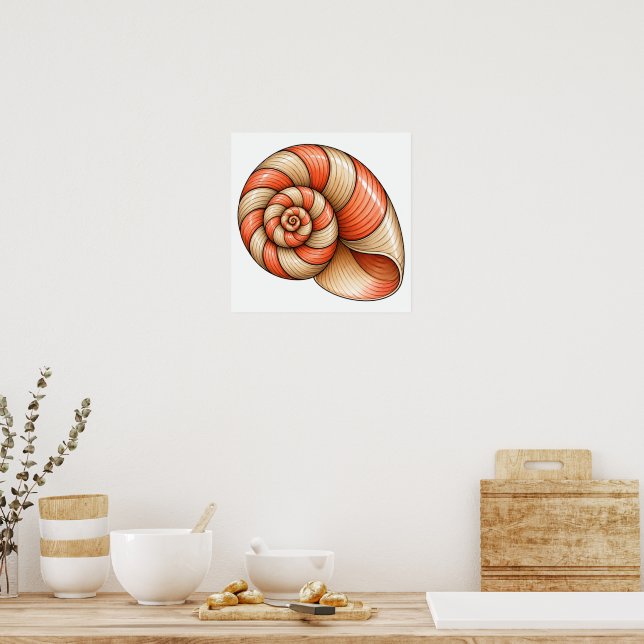 Affiche Nautile Corail (Cuisine)