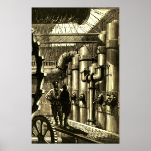 Affiche Nautilus Engines from 20000 Leagues Under the Sea