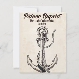 Affiche nautique de Prince Rupert, Colombie-Britan