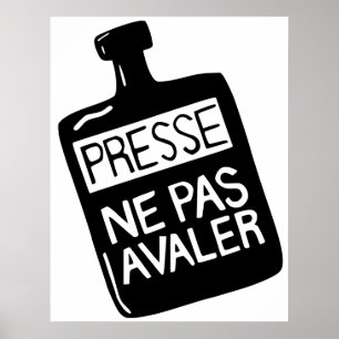 Affiche N'avalez pas l'affiche de presse