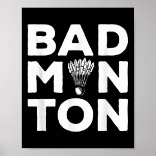 Affiche Navette Badminton Player 1