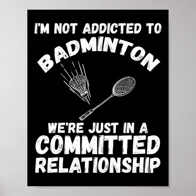 Affiche Navette Badminton Player 1 (Devant)
