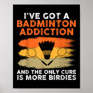Affiche Navette Badminton Player 4