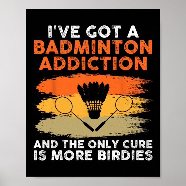 Affiche Navette Badminton Player 7 (Devant)