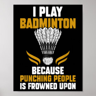 Affiche Navette Badminton Player _7
