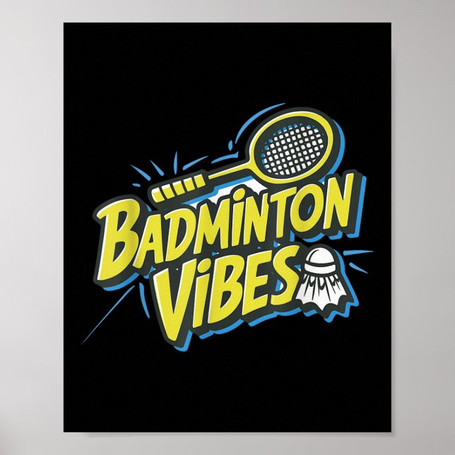Affiche Navette Badminton Vibes (Devant)