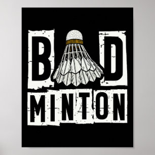 Affiche Navette du joueur de badminton 3