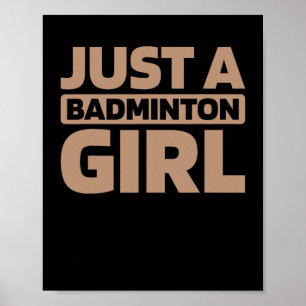 Affiche Navette Raquet Team Racquet Court Juste Un Badmint