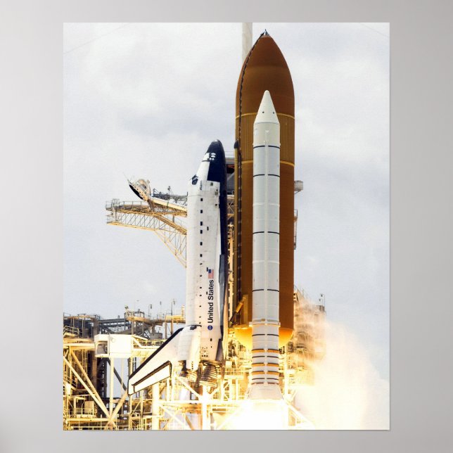 Affiche Navette spatiale Atlantis (Devant)