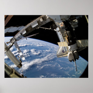 Affiche Navette spatiale Atlantis & ISS (STS-115)