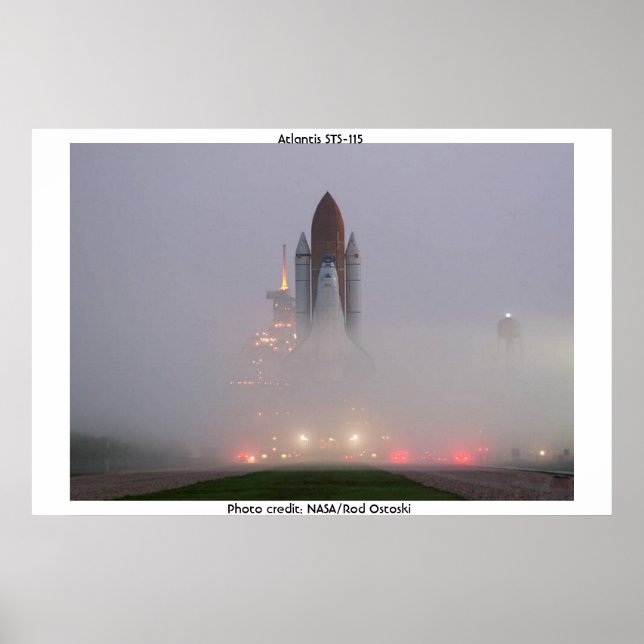 Affiche Navette spatiale Atlantis - STS-115 (Devant)